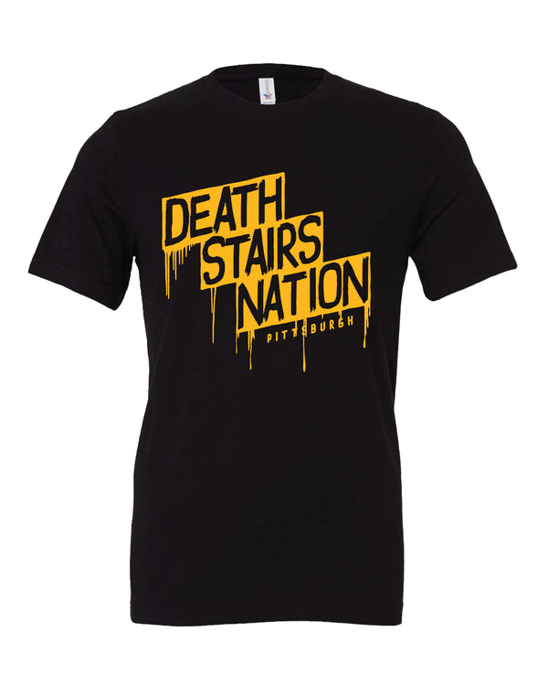 Death Stairs Nation GOLD T-shirt