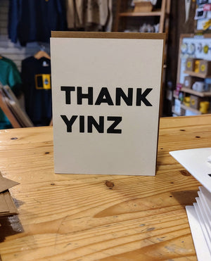 Thank Yinz Greeting Card