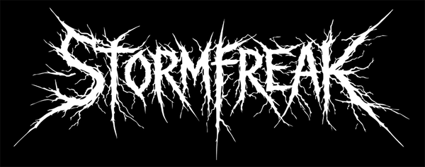 Stormfreak Black Metal Lightning Sticker