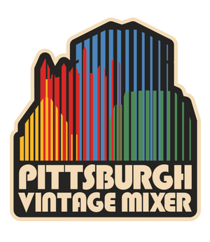 Pittsburgh Vintage Mixer Skyline Sticker