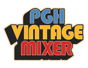Pittsburgh Vintage Mixer Text Sticker
