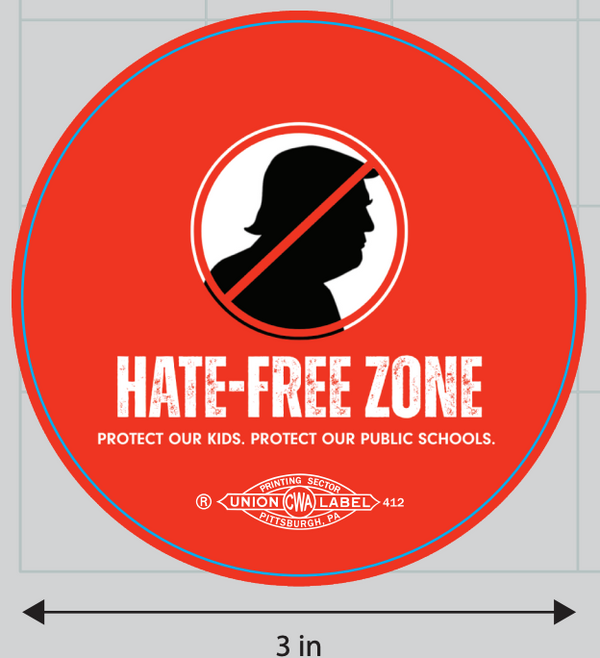 Free the Future - Hate Free Zone Sticker