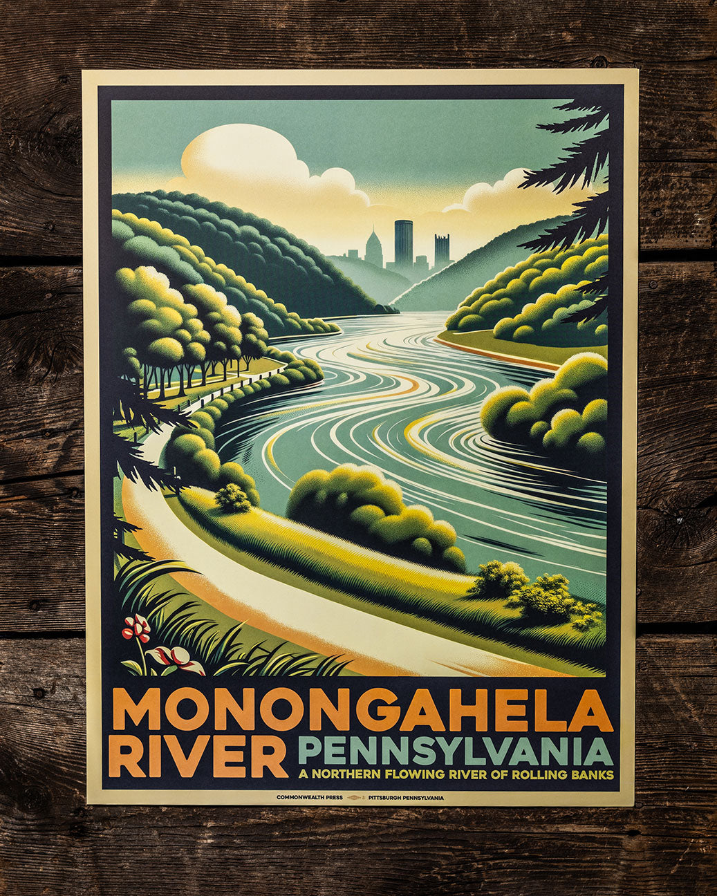 Monongahela River Poster - cwpress