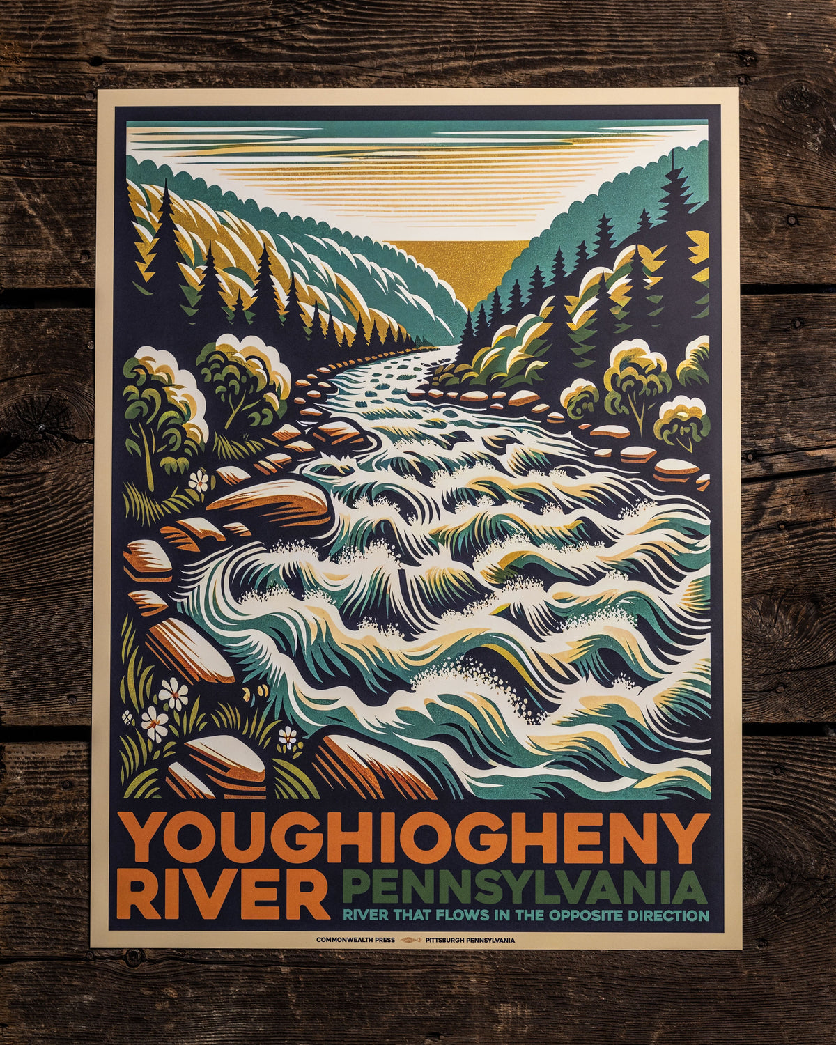 Youghiogheny River Poster - cwpress