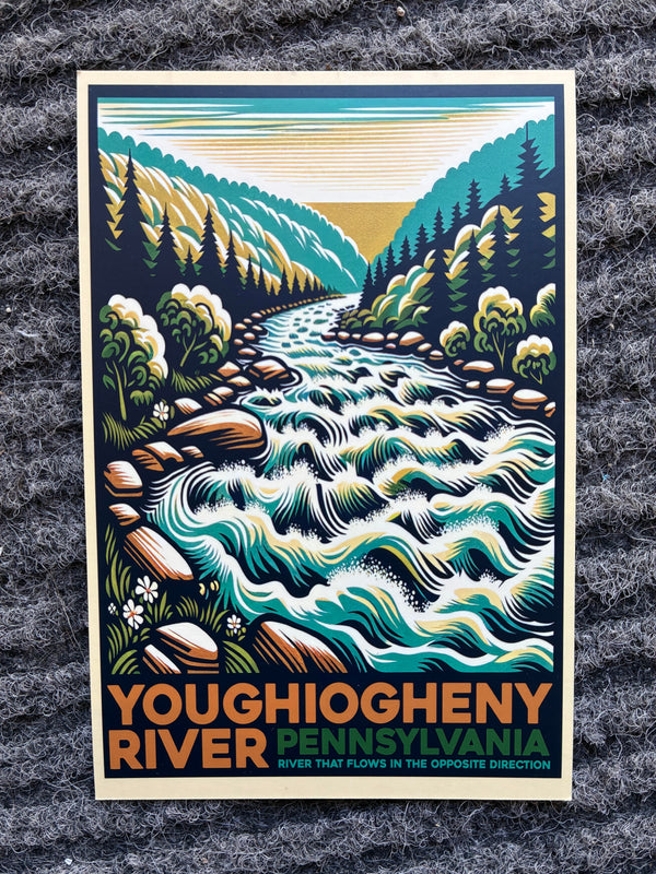 Youghiogheny River Postcard