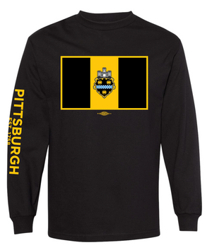 Pittsburgh City Flag Long Sleeve Tee