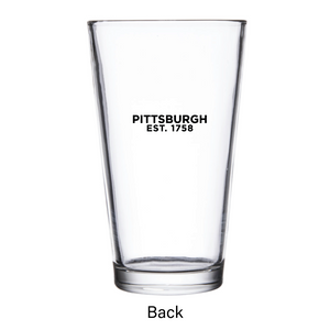 Pittsburgh City Icon Pint Glass
