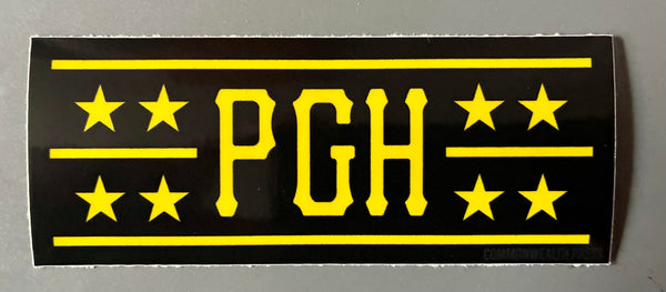 PGH Stars and Bars Sticker