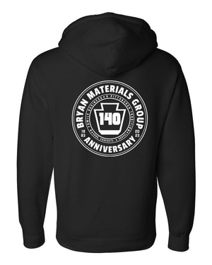 Bryan "140th Anniversary" Black Hoodie