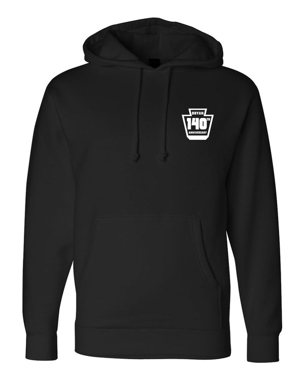 Bryan "140th Anniversary" Black Hoodie