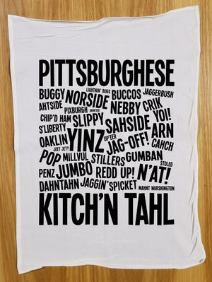 PITTSBURGHESE Tea Towel