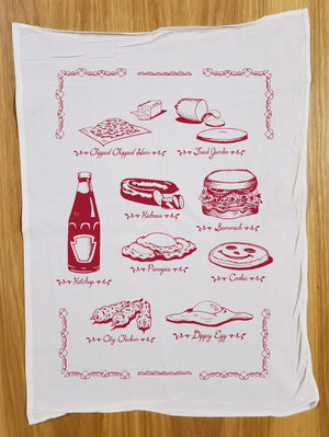 Pittsburgh Foods Tea Towel