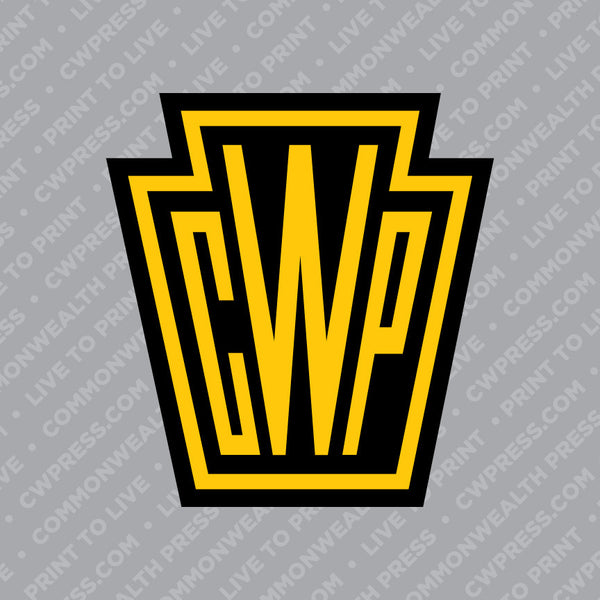 CWP Black & Gold Keystone Sticker