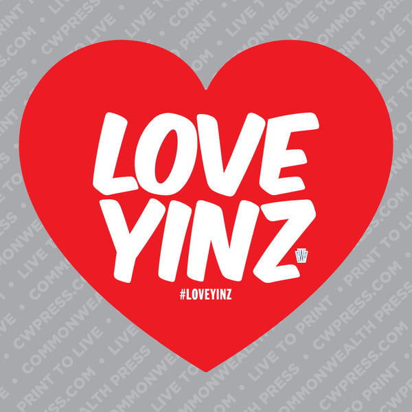 Love Yinz Sticker