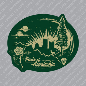 Paris of Appalachia Sticker