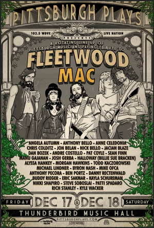 Pittsburgh Plays Fleetwood Mac 2021 Screenprinted Posters