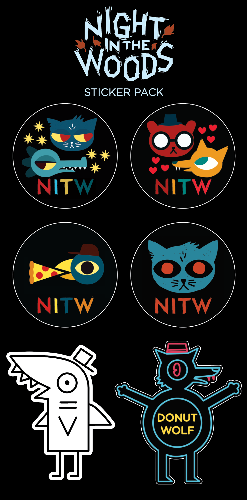 NITW Sticker Packs - cwpress