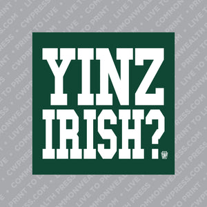 Yinz Irish Sticker