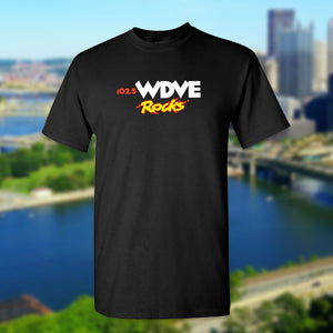 Classic WDVE Rocks Black Unisex Tee