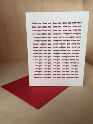 I Love You.. Greeting Card