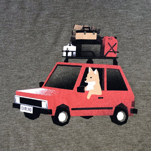 Overland Pupcar Unisex Green Tee