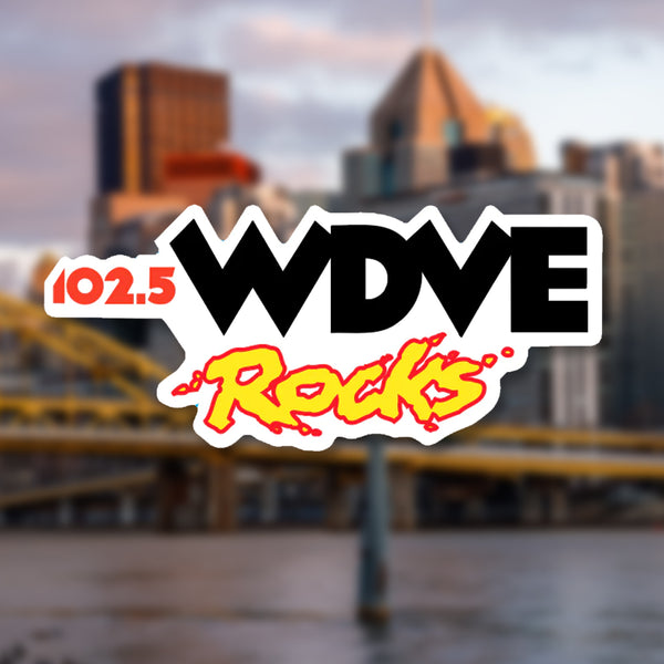 WDVE Rocks Sticker