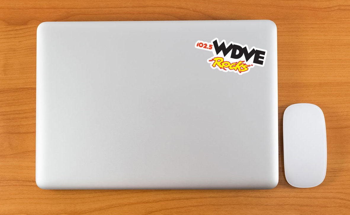 WDVE Rocks Sticker - cwpress