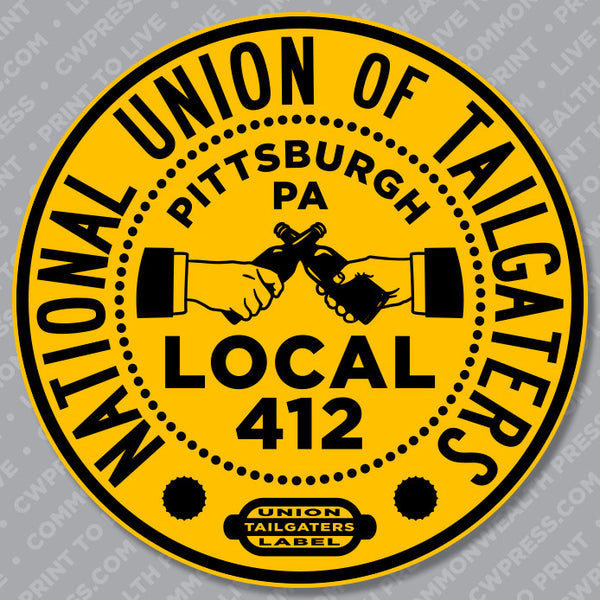 National Union of Tailgaters Sticker