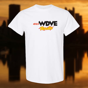 Classic WDVE Rocks White Unisex Tee